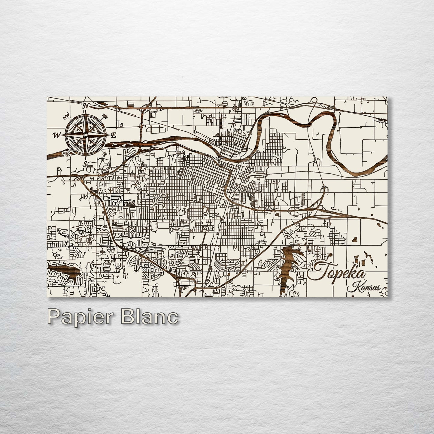 Topeka, Kansas Street Map