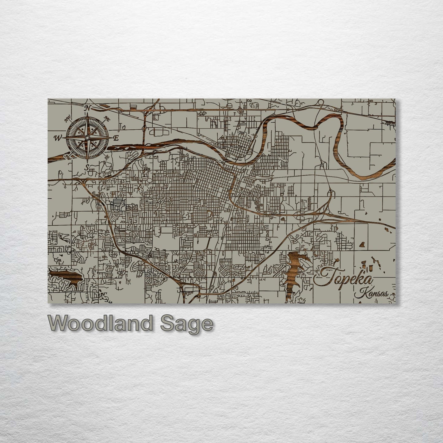 Topeka, Kansas Street Map