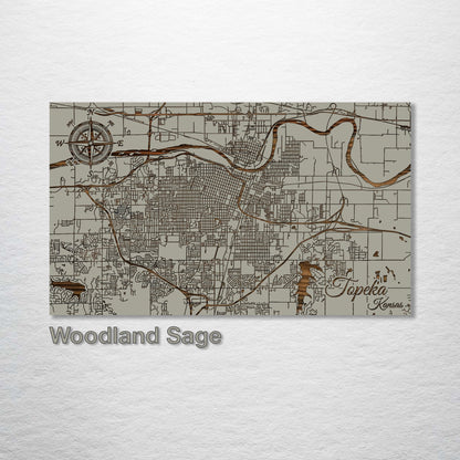 Topeka, Kansas Street Map