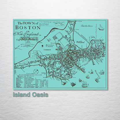 The Town of Boston in New England 1722