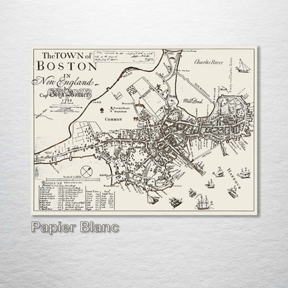 The Town of Boston in New England 1722