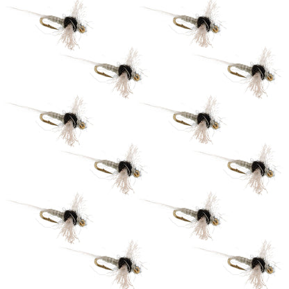 Trico Spinner Z-Lon Wing 12 Flies Hook Size 22
