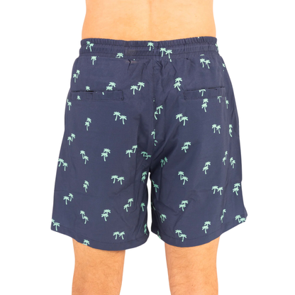 Tropical Trees - Waterproof Swim Shorts With A Waterproof Pocket