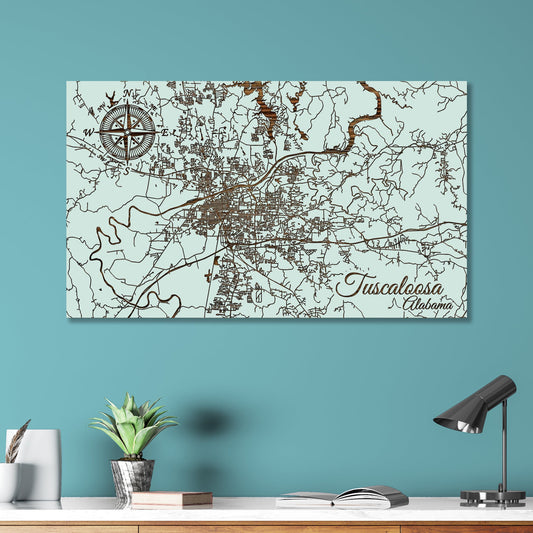 Tuscaloosa, Alabama Street Map