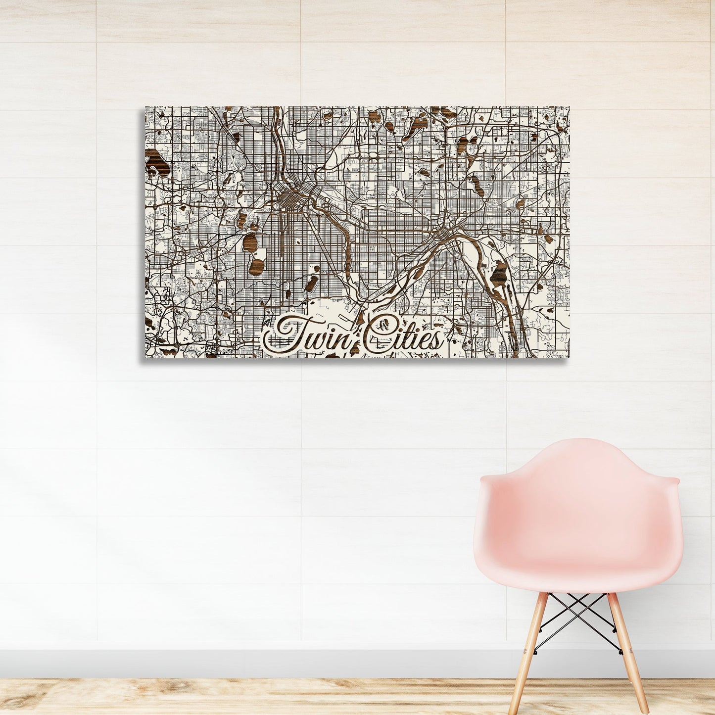 Twin Cities, Minnesota Street Map