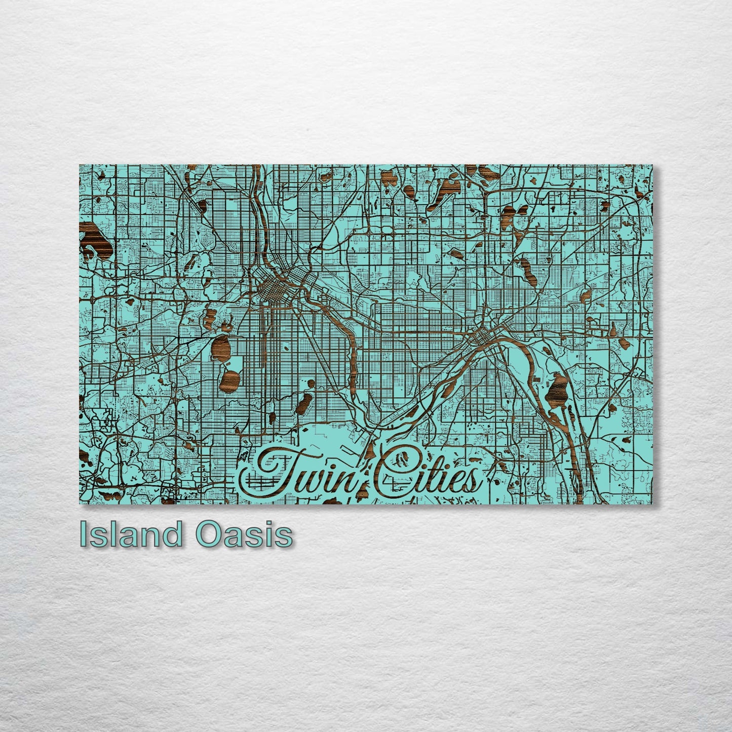 Twin Cities, Minnesota Street Map