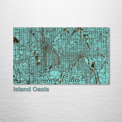 Twin Cities, Minnesota Street Map