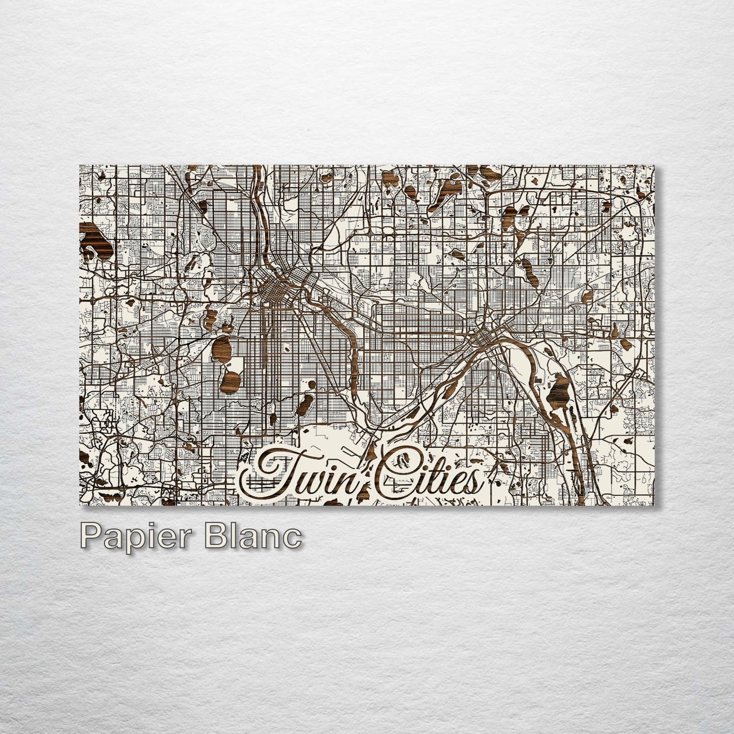 Twin Cities, Minnesota Street Map