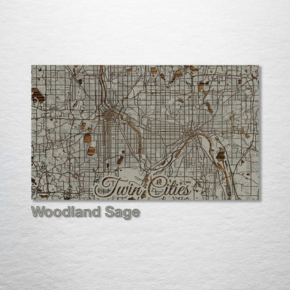 Twin Cities, Minnesota Street Map