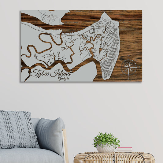 Tybee Island, Georgia Street Map