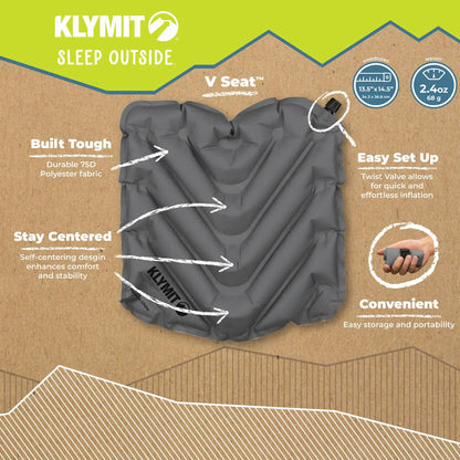 Klymit V-Seat - Dark Slate