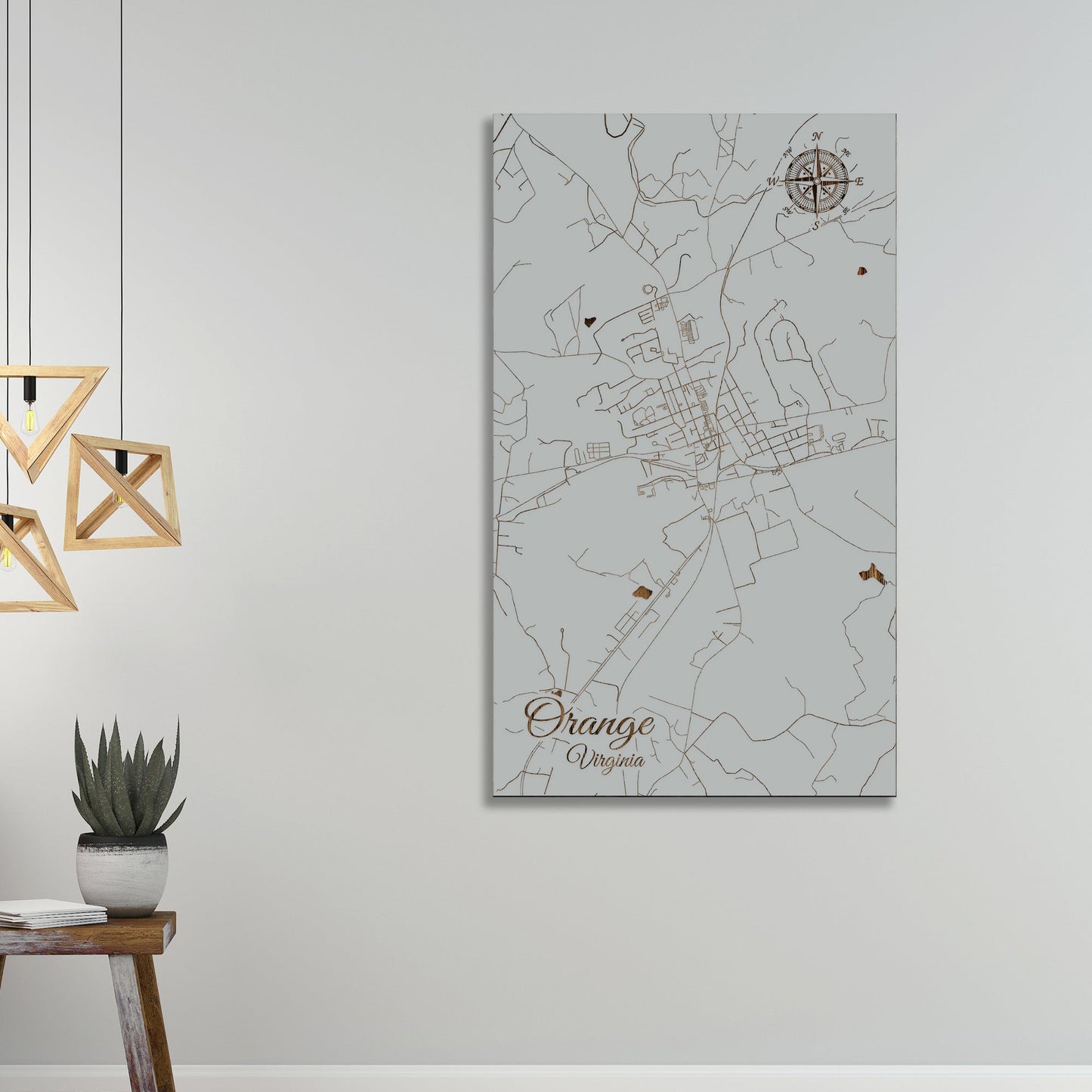 Orange, Virginia Street Map