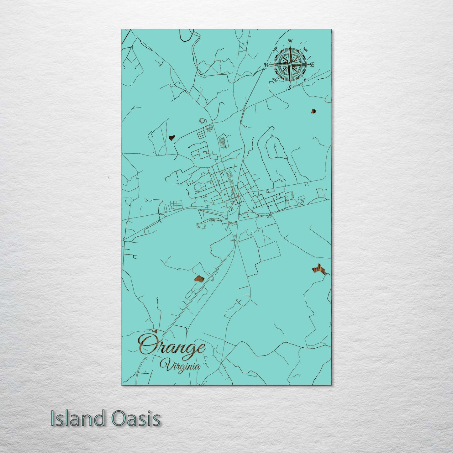 Orange, Virginia Street Map