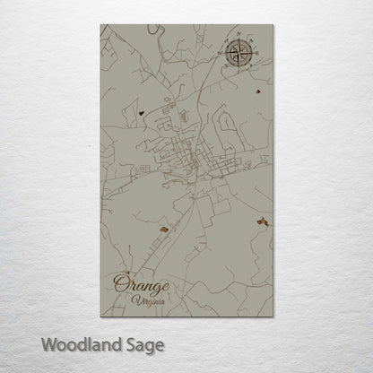 Orange, Virginia Street Map