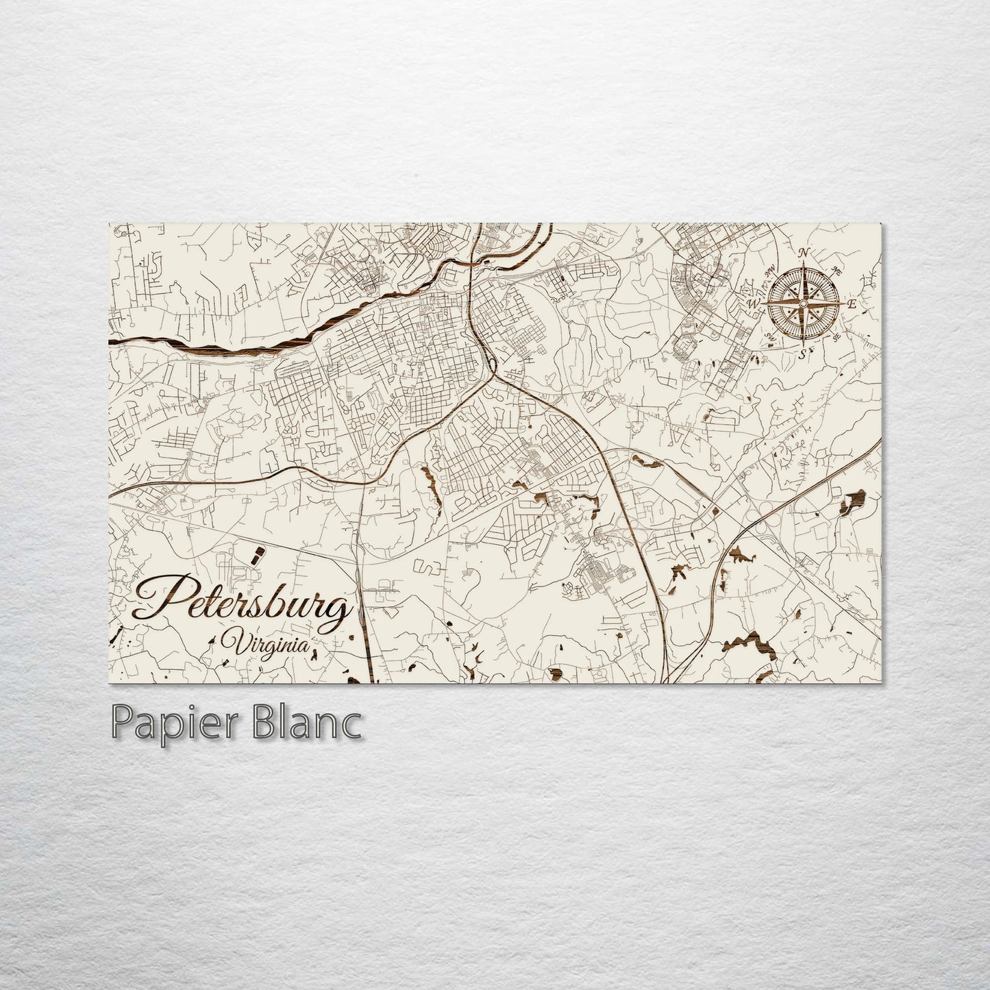 Petersburg, Virginia Street Map