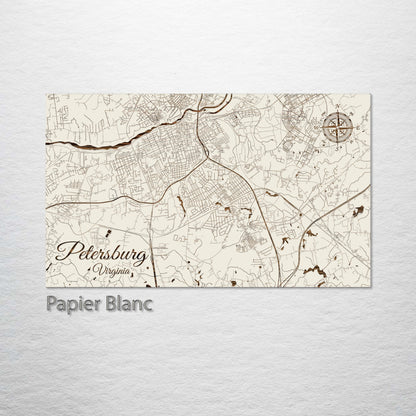 Petersburg, Virginia Street Map