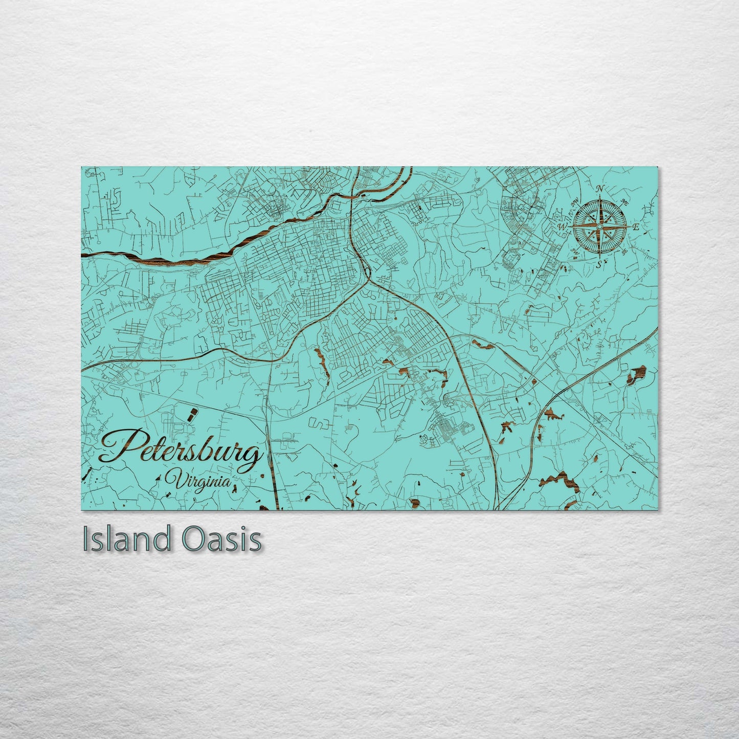 Petersburg, Virginia Street Map