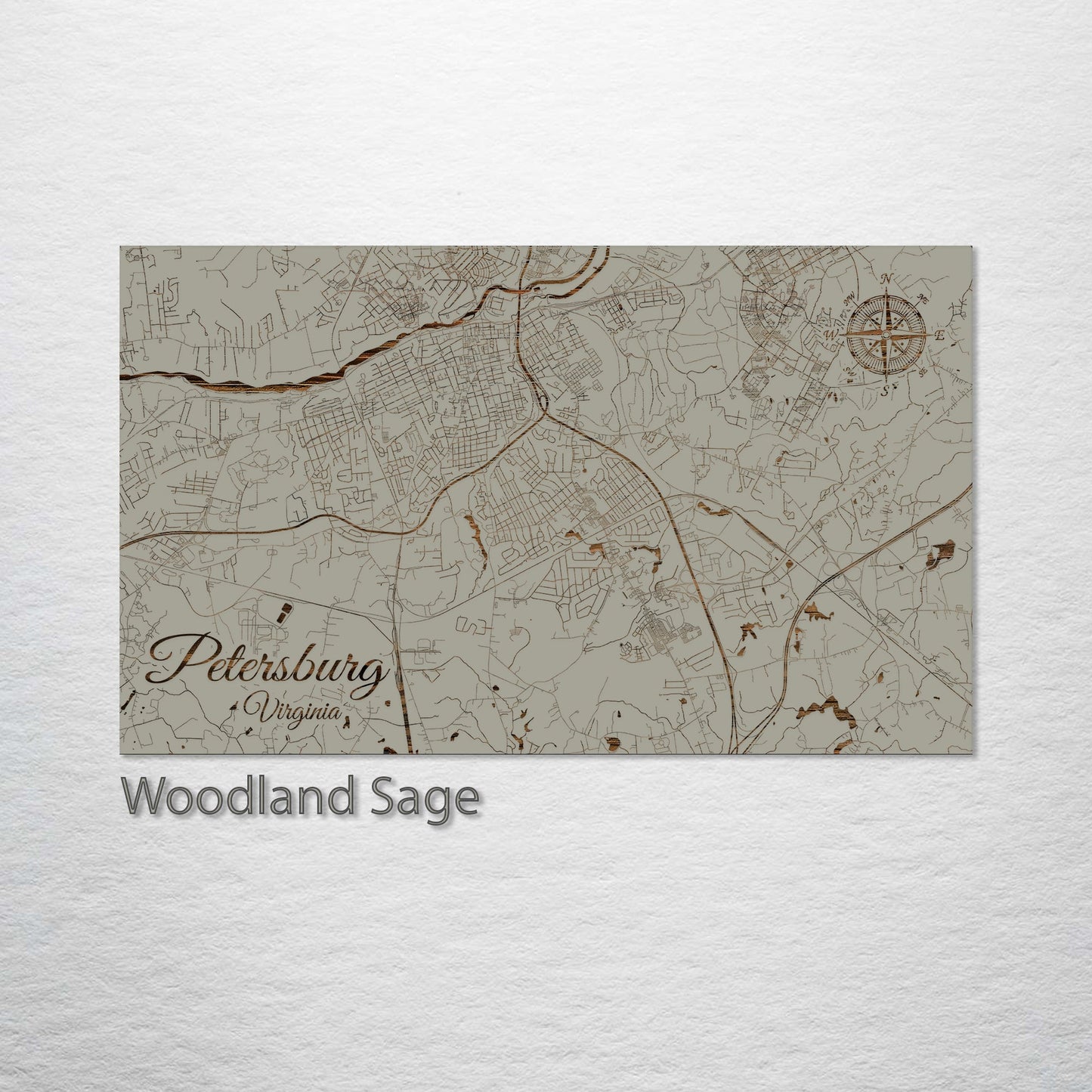 Petersburg, Virginia Street Map