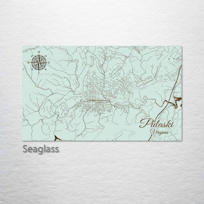 Pulaski, Virginia Street Map