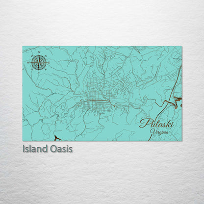 Pulaski, Virginia Street Map