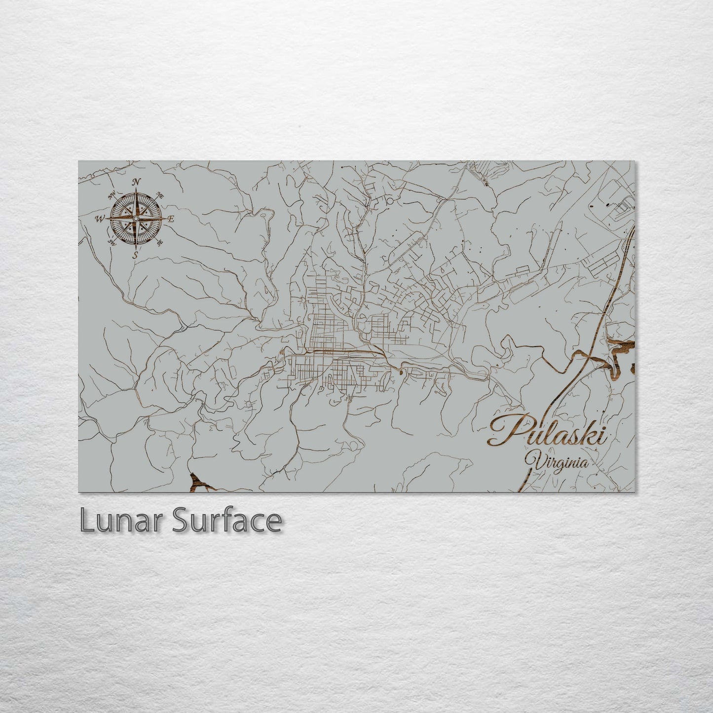 Pulaski, Virginia Street Map