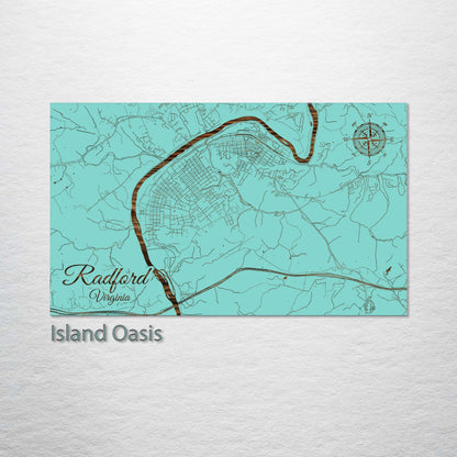 Radford, Virginia Street Map