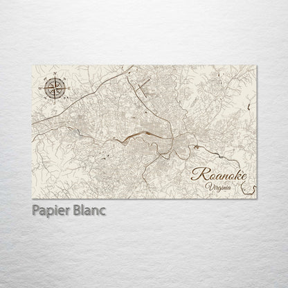 Roanoke, Virginia Street Map