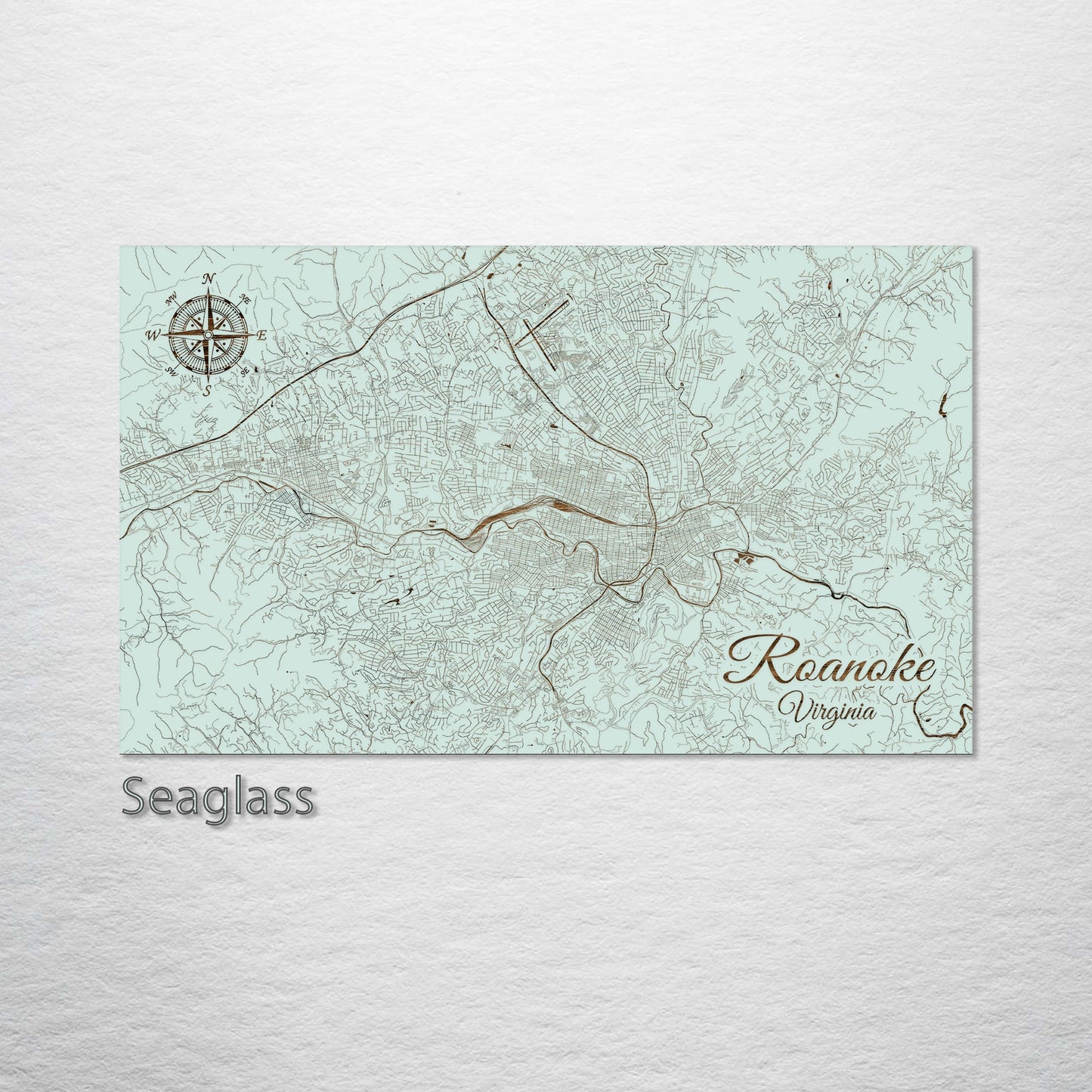 Roanoke, Virginia Street Map