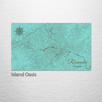 Roanoke, Virginia Street Map