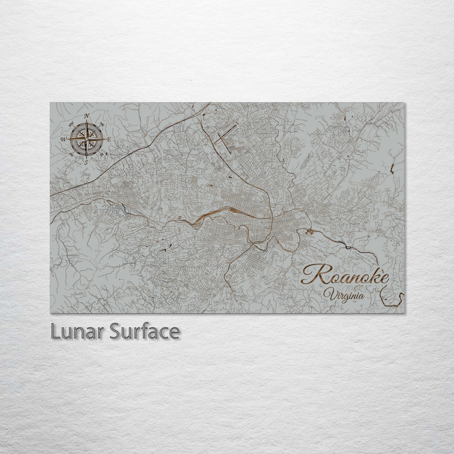 Roanoke, Virginia Street Map