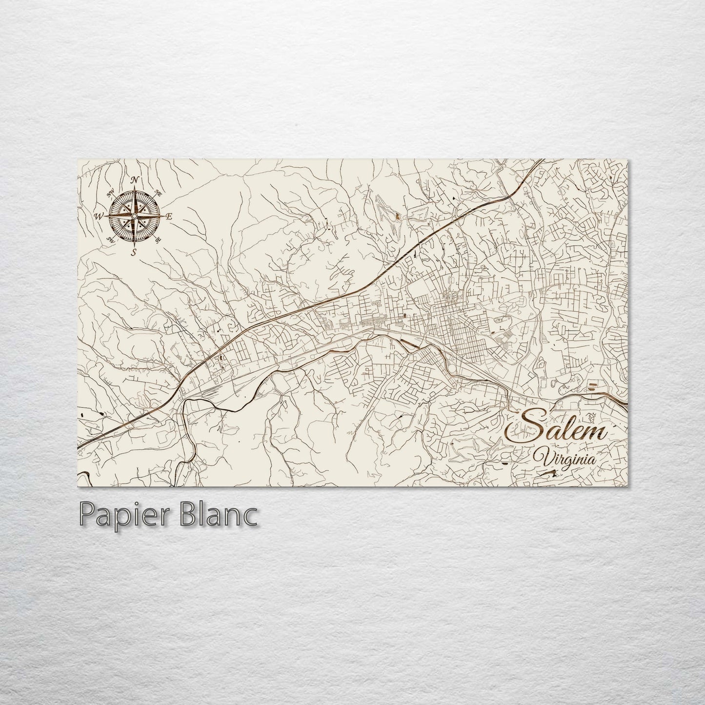 Salem, Virginia Street Map