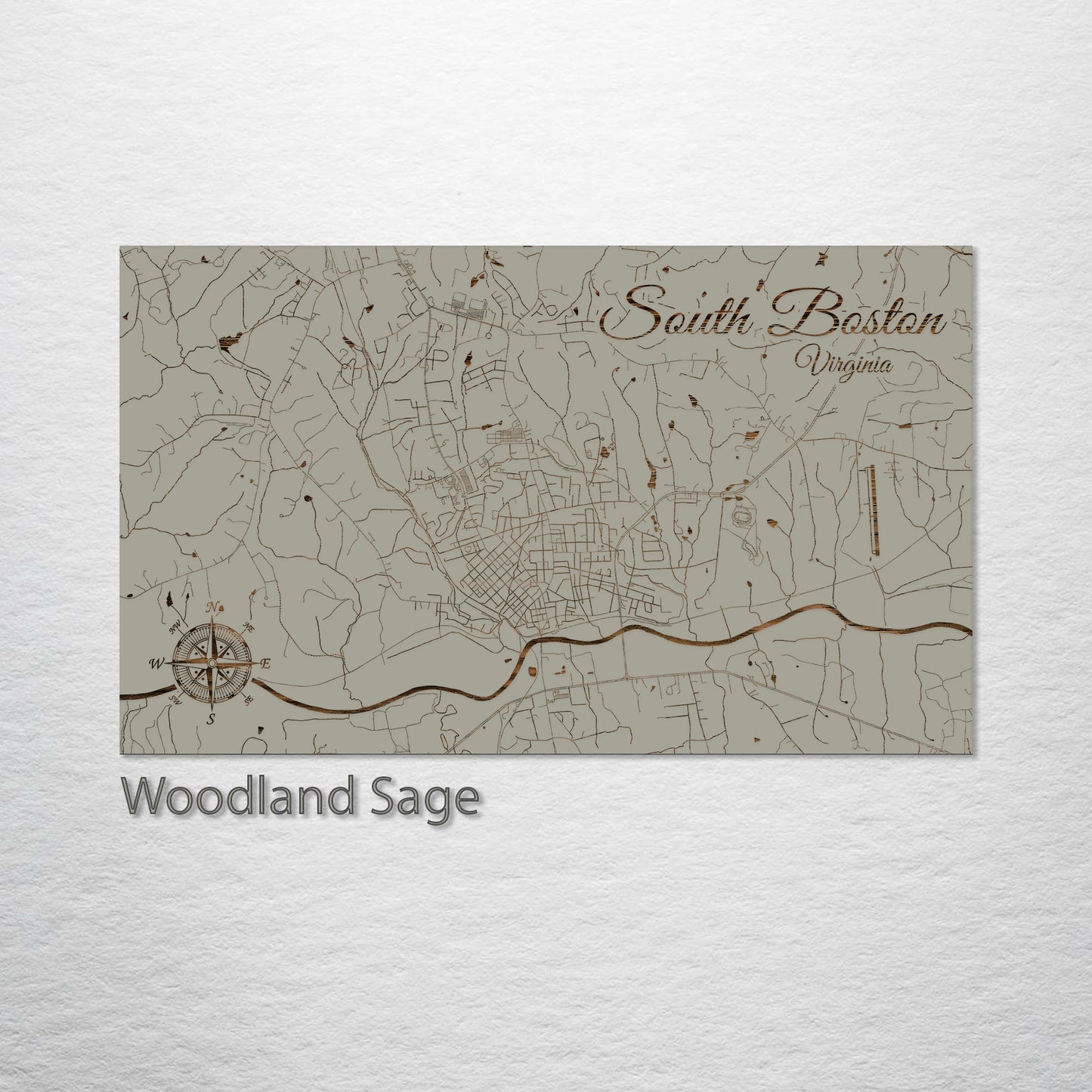 South Boston, Virginia Street Map