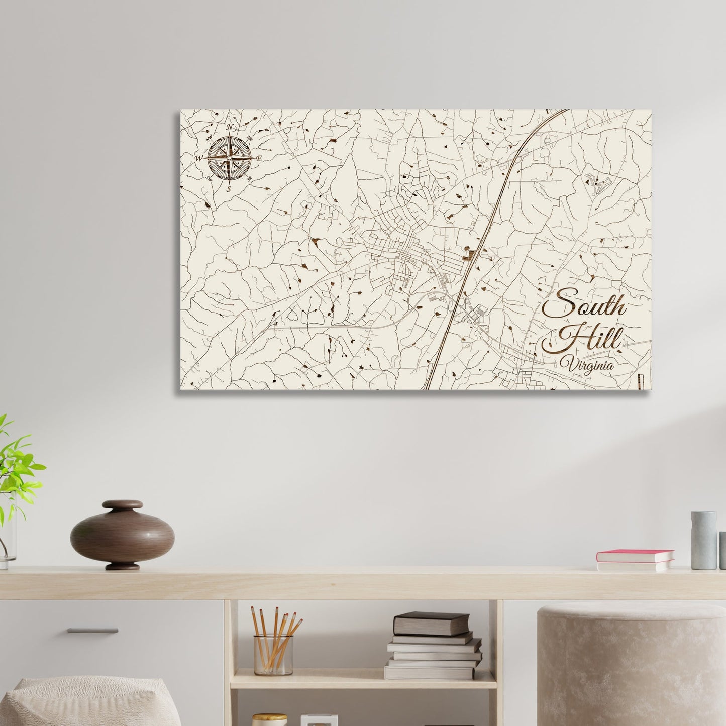 South Hill, Virginia Street Map