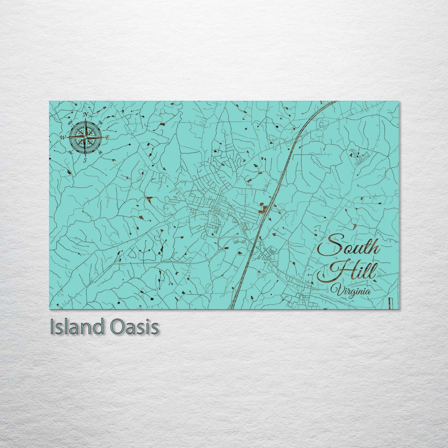 South Hill, Virginia Street Map