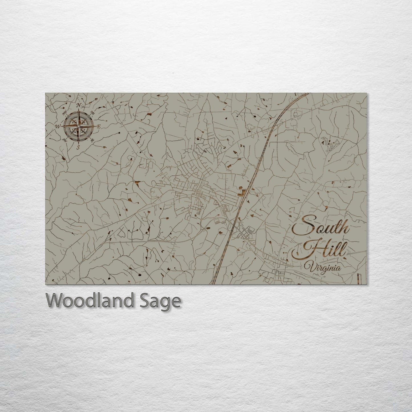 South Hill, Virginia Street Map