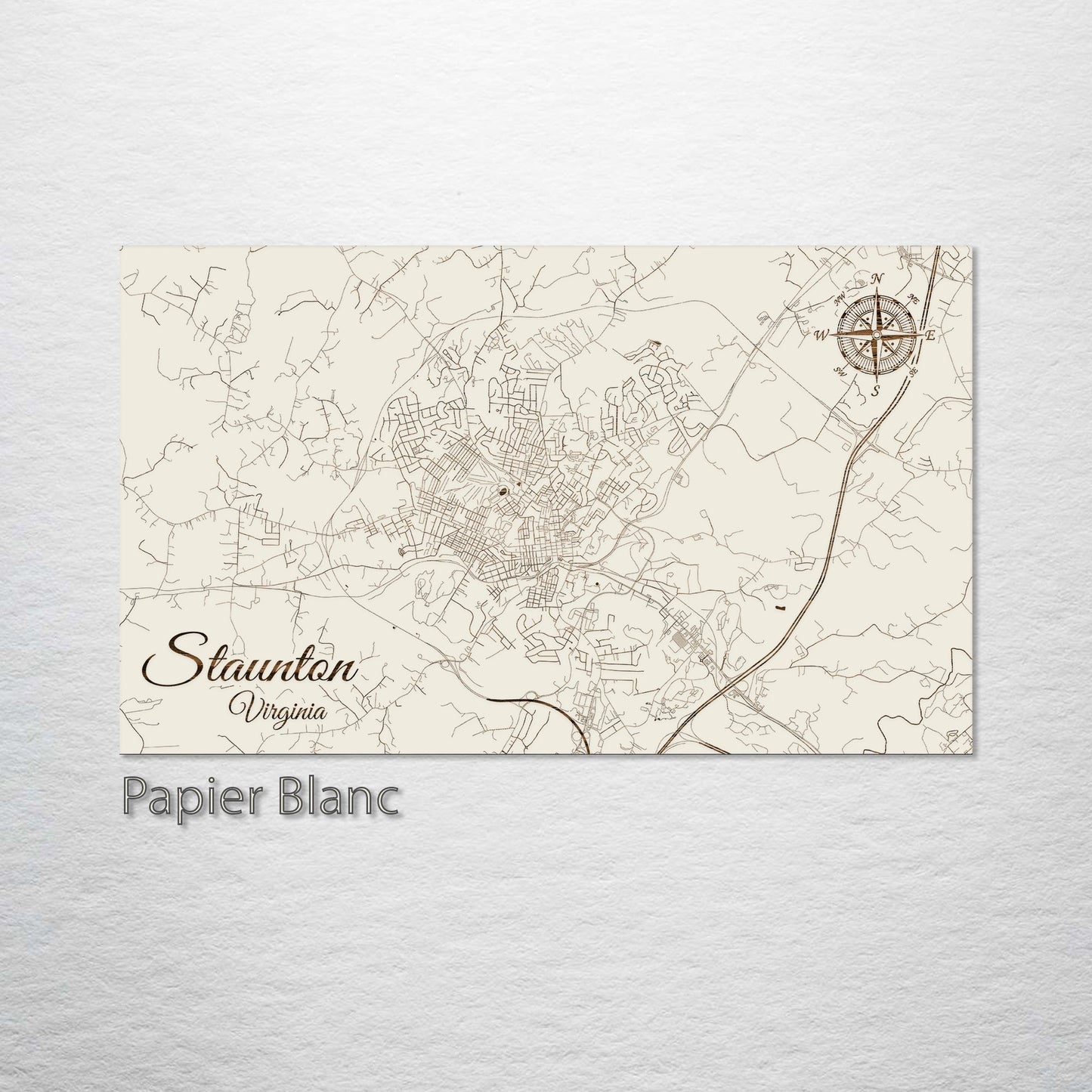 Staunton, Virginia Street Map