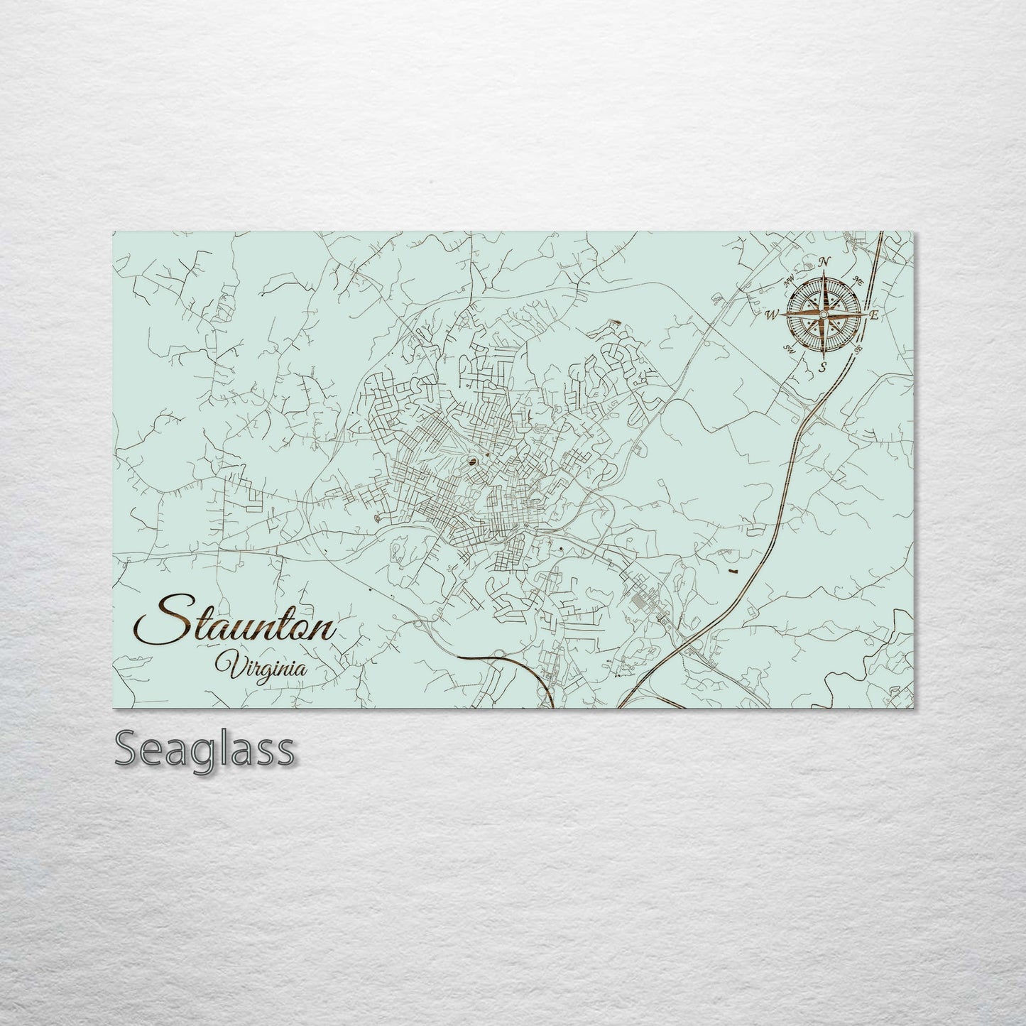 Staunton, Virginia Street Map