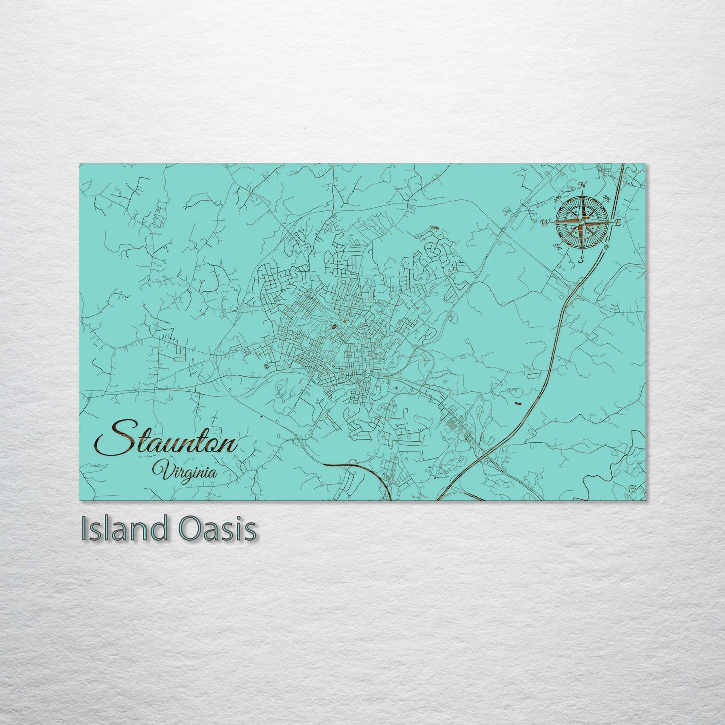 Staunton, Virginia Street Map