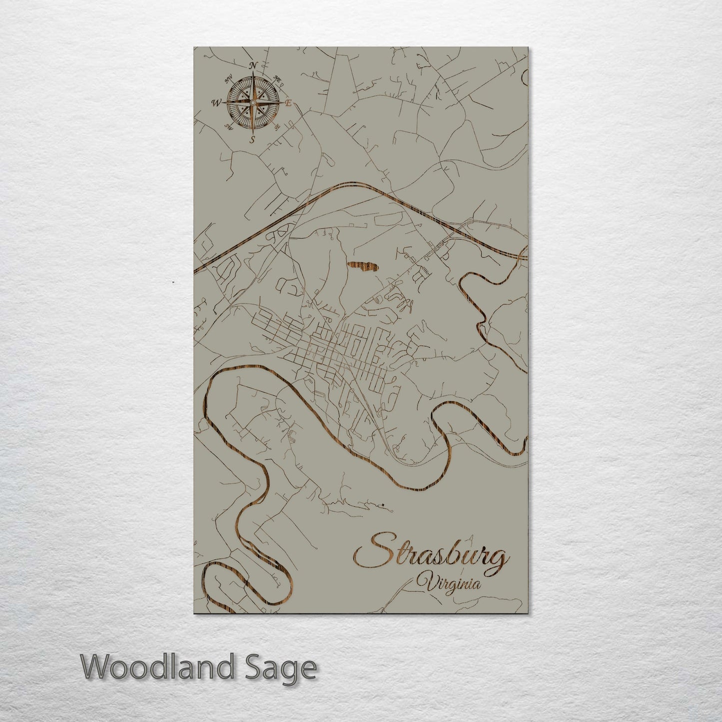 Strasburg, Virginia Street Map