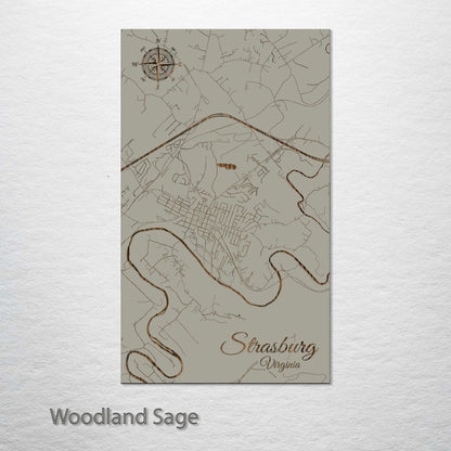 Strasburg, Virginia Street Map