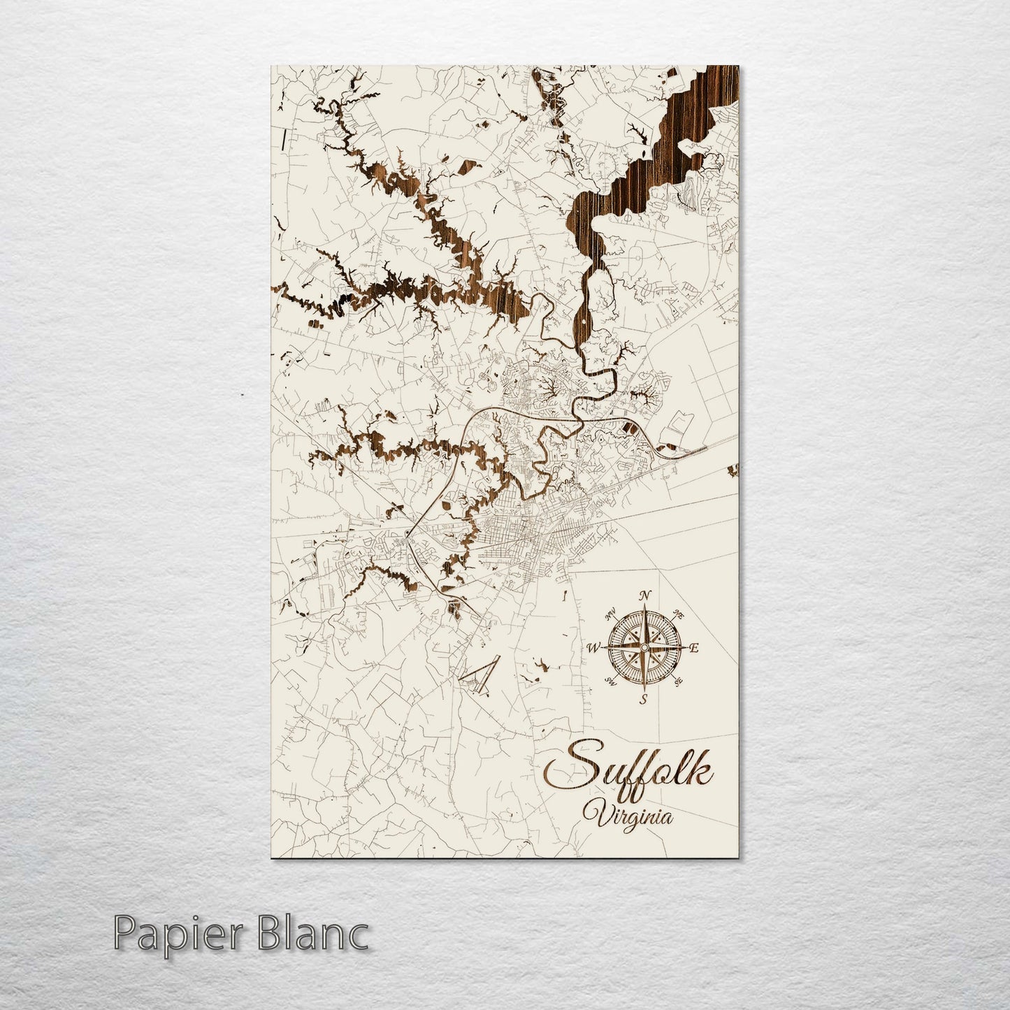 Suffolk, Virginia Street Map