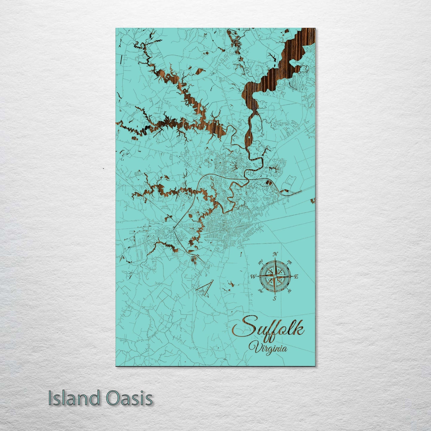 Suffolk, Virginia Street Map