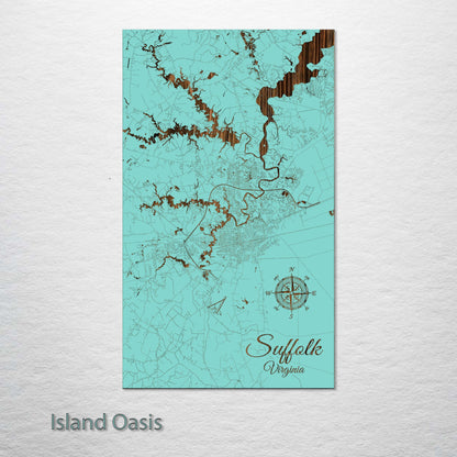 Suffolk, Virginia Street Map