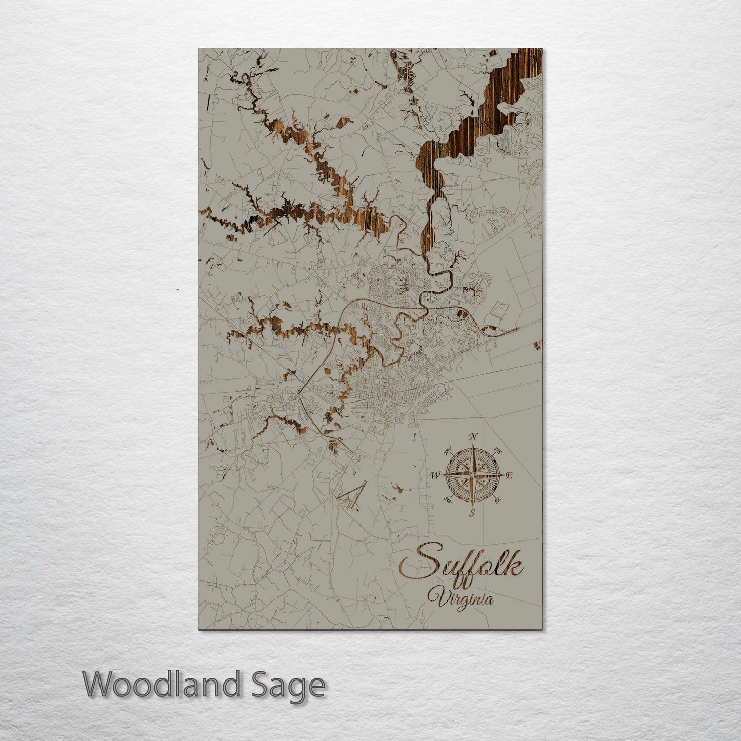 Suffolk, Virginia Street Map