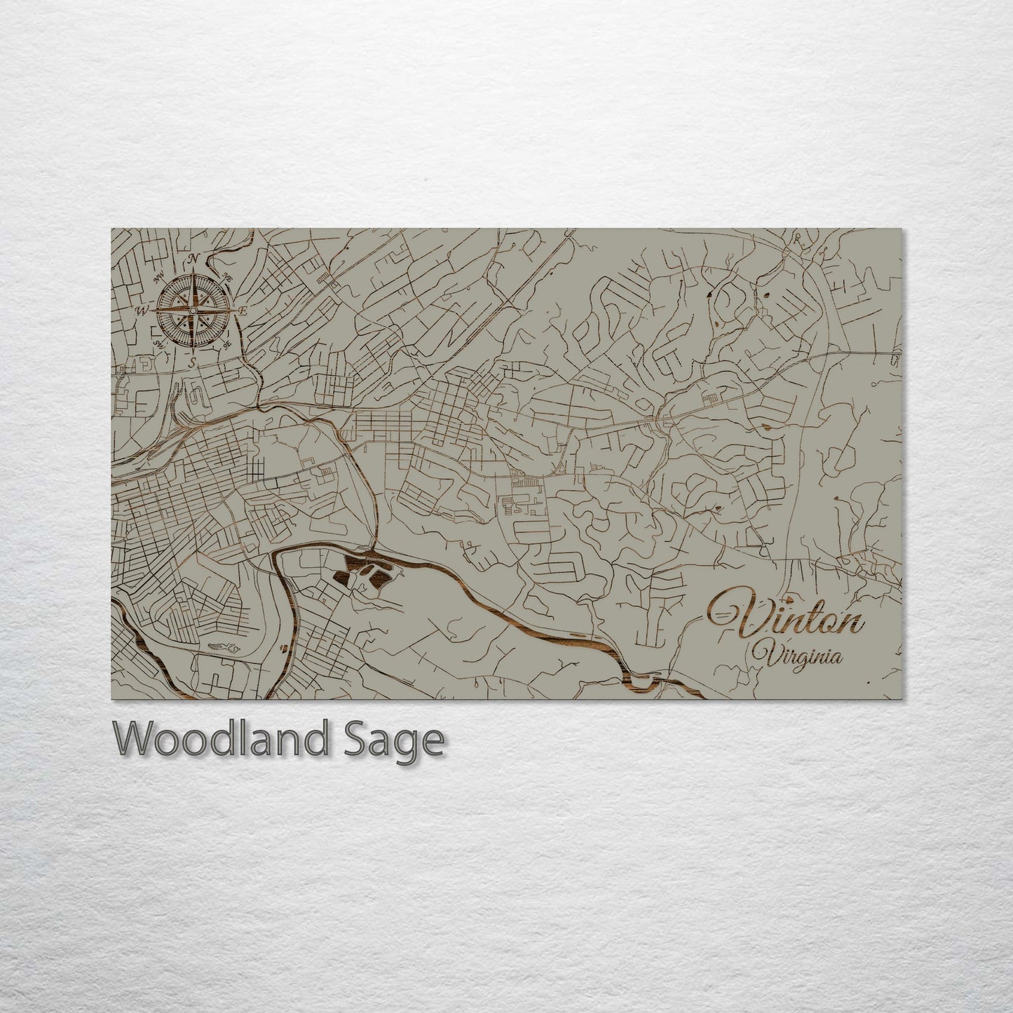 Vinton, Virginia Street Map