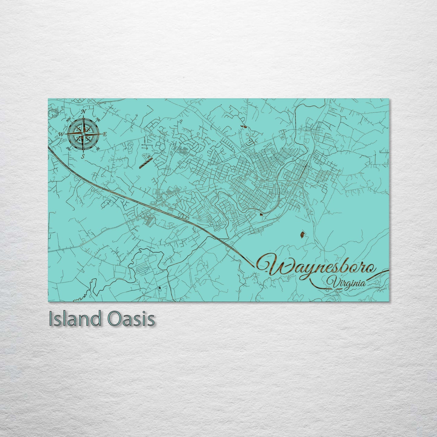 Waynesboro, Virginia Street Map