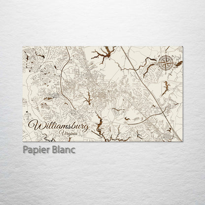 Williamsburg, Virginia Street Map