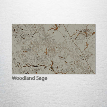 Williamsburg, Virginia Street Map