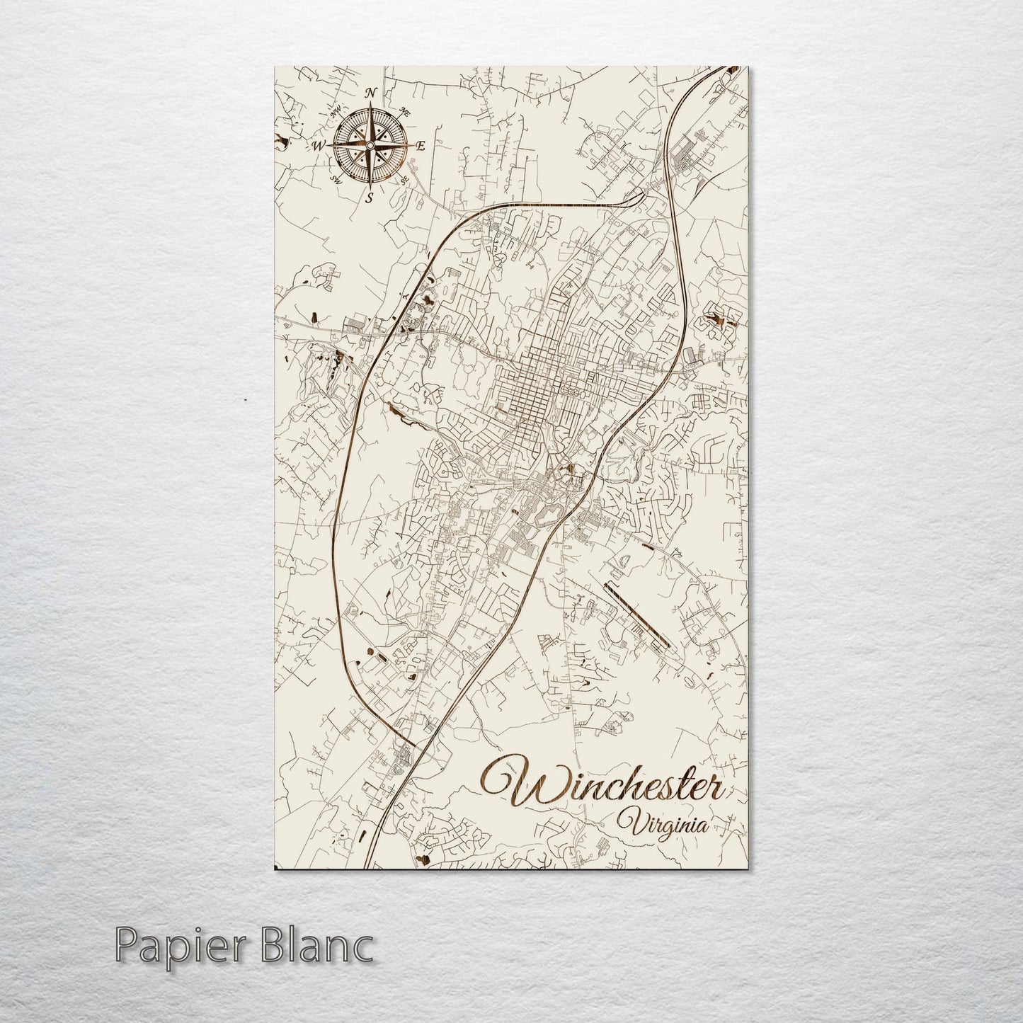 Winchester, Virginia Street Map