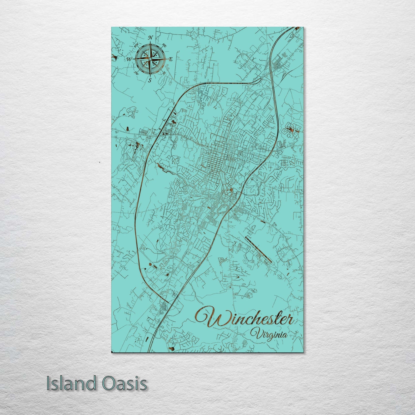 Winchester, Virginia Street Map